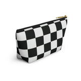 Grace & Grit Checkerboard Accessory Bag
