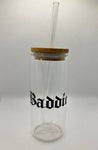 Baddie 20 oz Glass Tumbler