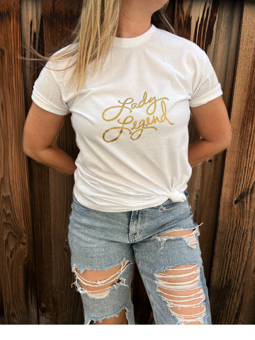 Lady Legend Tee - White