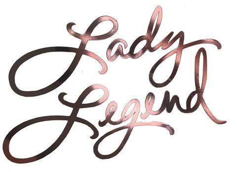 Lady Legend Vinyl Decal